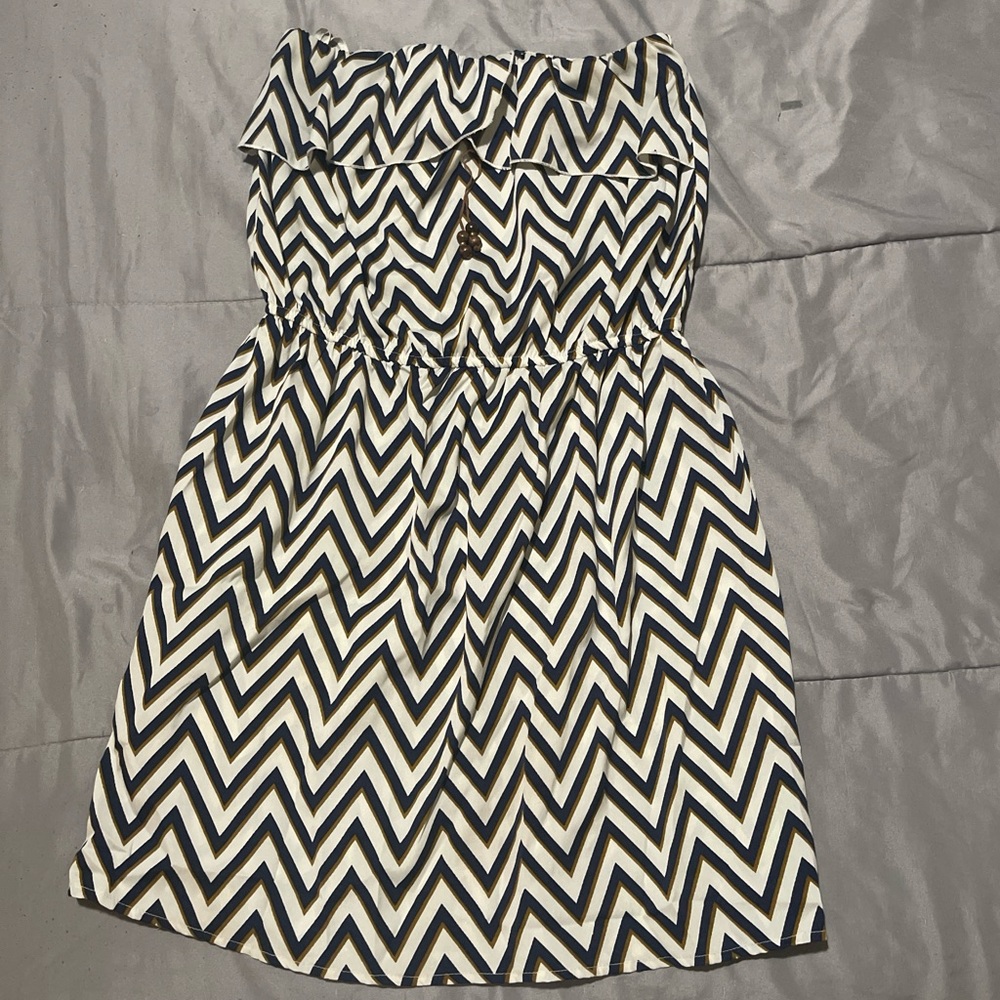 Strapless Boho Dress